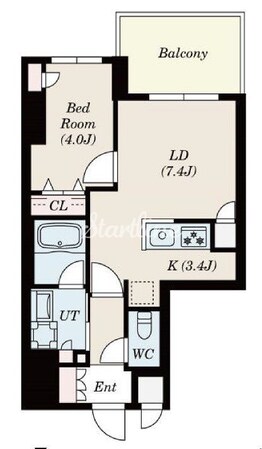 エスレジデンス大森ブレサの物件間取画像